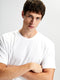 Crew Neck Short Sleeve Combed Cotton Men's T-shirt